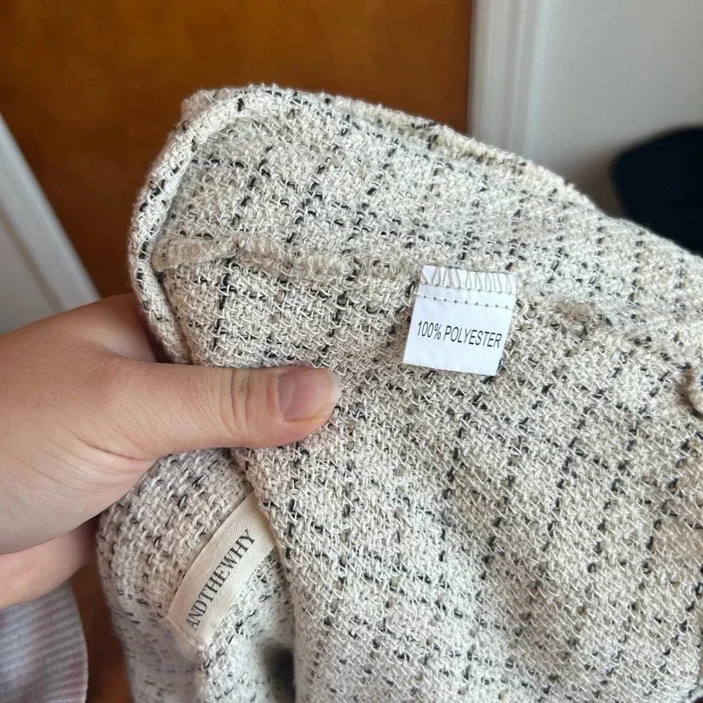 ANDTHEWHY TWEED SHACKET